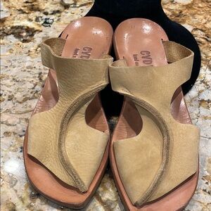 Tan Leather CYDWOQ Women's Sandals